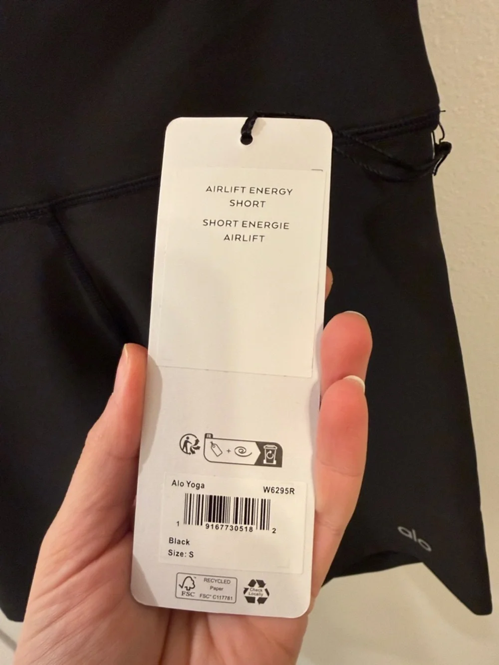 ALO Yoga Airlift Energy High-Rise Shorts — Smooth Performance Fit - Picture 3 of 6